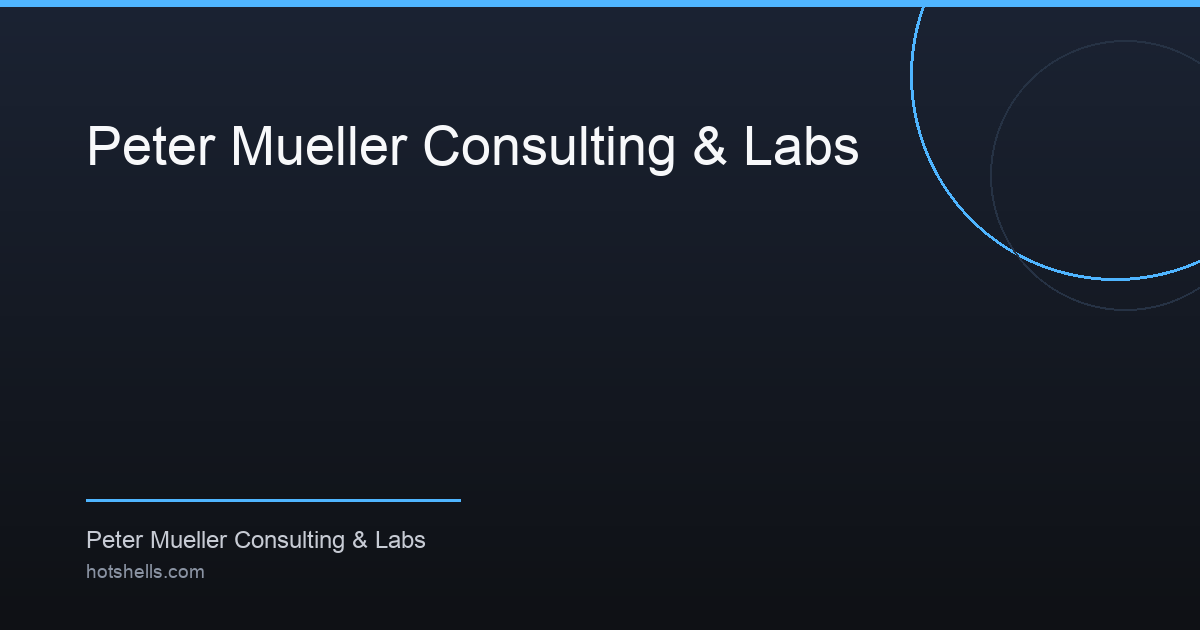 Peter Mueller Consulting & Labs